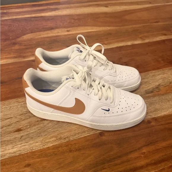 Nike Court Vision Low Next Nature Sneakers Women's White Flax Retro Low Top, 9.5 - Picture 3 of 7